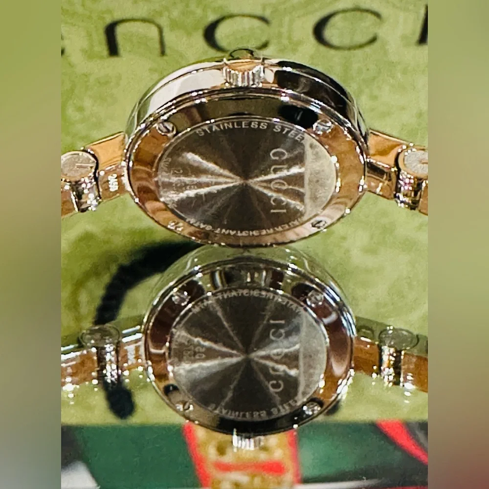 💎 GUCCI WATCH SHERRYLINE WATER RESISTANT w/Box Size 7” - Picture 11 of 12